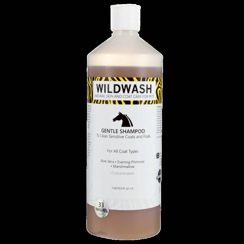 Wild Wash Natural Horse Shampoo For Sensitive Skin 1ltr By Wild Wash