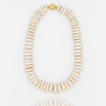Rare Shell Pearls Necklace, 4 of 4