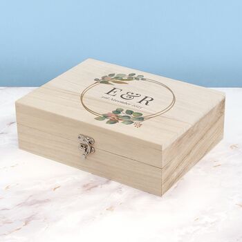 Personalised Wedding Date Memory Box, 2 of 8