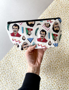 Tom Selleck Cosmetic Bag / Pencil Case, 6 of 7