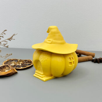 Yellow Witches Hat Bowl For Halloween Trick Of Treating, 4 of 10