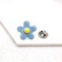 Forget Me Not Not Pin Badge, thumbnail 1 of 7