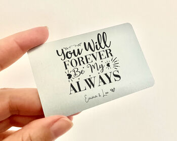 Personalised Metal Wallet Card, 3 of 3