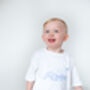 My First Holiday Embroidered Personalised T Shirt, thumbnail 2 of 6