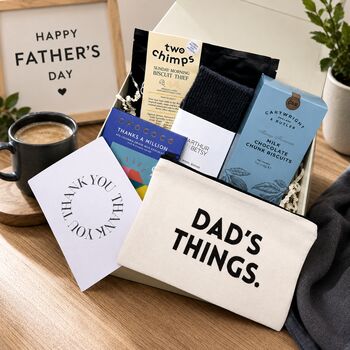 Father's Day Gift Box Dad's Things Hamper, 2 of 4