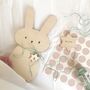 Personalised Pom Pom Bunny Wooden Decoration, thumbnail 2 of 3
