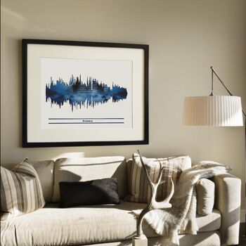 Personalised Favourite Song Playable Soundwave Print, 3 of 7