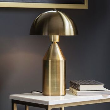 Gold Art Deco Table Lamp, 4 of 4
