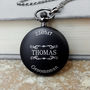 Personalised Engraved Wedding Party Pocket Watch, thumbnail 1 of 6