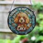 Poodle Red Memorial Suncatcher, thumbnail 6 of 6