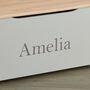 Personalised Grey Toy Box, thumbnail 3 of 4