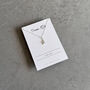 Dream Big Sterling Silver Eiffel Tower Necklace – Motivational Gift For Her, thumbnail 2 of 8