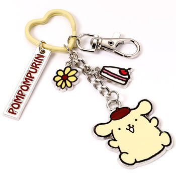 Hello Kitty Pompompurin Keyring With Charms, 4 of 5