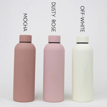 Personalised Heart Name Insulated Chubby Drinks Bottle, 3 of 6