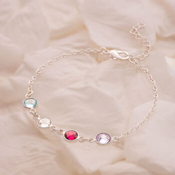 Create Your Own Personalised Family Birthstone Bracelet, 7 of 12