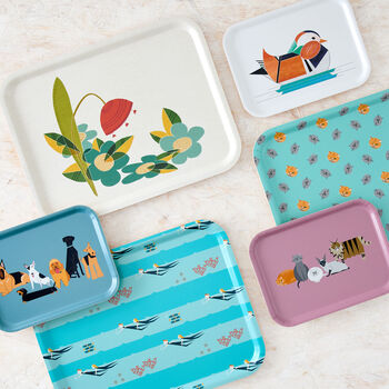 Majestic Mandarin Small Wooden Tray, 6 of 8