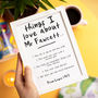 Personalised Things We Love About Our Teacher Print, thumbnail 3 of 3