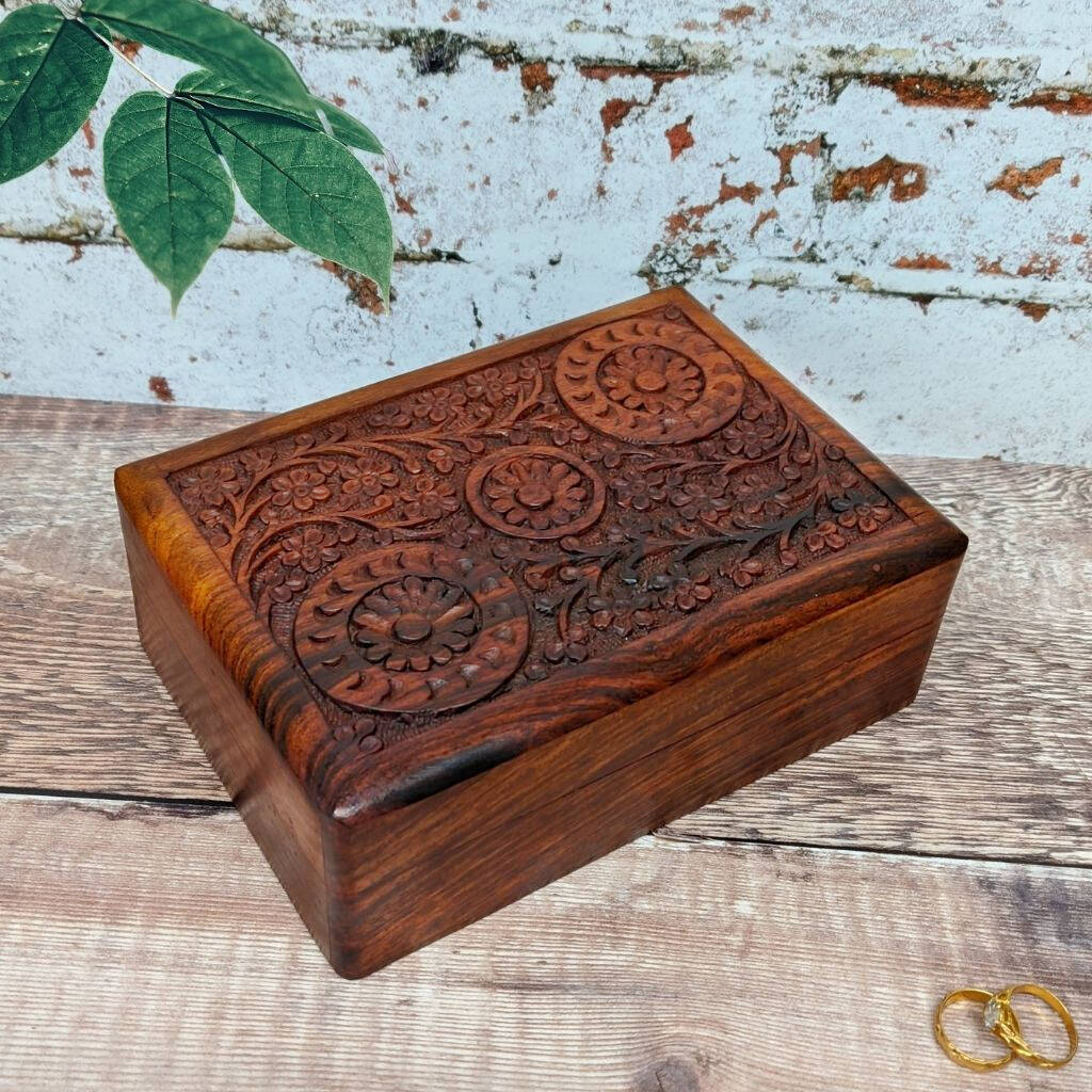 Floral Steampunk Wooden Box, 1 of 6