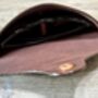 Chocolate Brown Personalised Leather Glasses Case, thumbnail 3 of 10