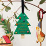 Personalised Wooden Christmas Tree Decoration, thumbnail 3 of 5