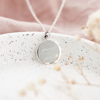 Present Over Perfect Sterling Silver Necklace, 3 of 11