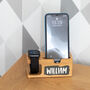 Personalised Apple Charging Station Colour Block, thumbnail 3 of 8