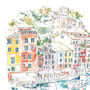 Picturesque Portofino Print, thumbnail 2 of 3