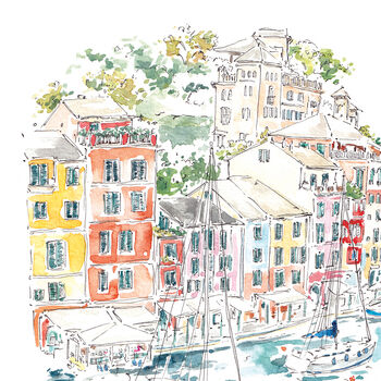 Picturesque Portofino Print, 2 of 3