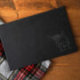Highland Cow Rectangular Slate Cheeseboard Gift Boxed, thumbnail 1 of 2