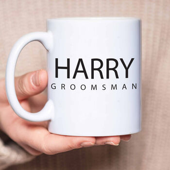 Personalised Wedding Party Groomsmen Mug, 2 of 2