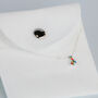 Sterling Silver Geometric Llama Pendant Necklace, thumbnail 5 of 5