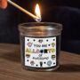 You Are 'Allsorts' Of Awesome! Personalised Gift Candle, thumbnail 1 of 3