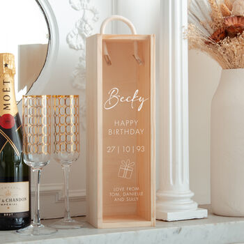 Personalised Birthday Bottle Box, 3 of 3