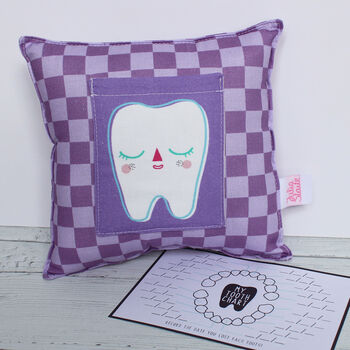 Checkerboard Tooth Cushion, 11 of 12