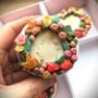 Personalised Autumn Wreath Hand Iced Letterbox Biscuits, thumbnail 5 of 5