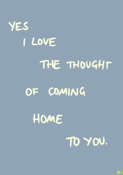 Coming Home To You | Grey Print, 3 of 3