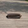 Worn Look Genuine Leather Briefcase, thumbnail 10 of 12