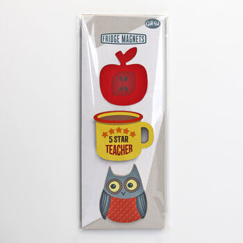 Gift Set Of Three Fridge Magnets For Teachers, 2 of 6