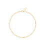 Dainty 14 K Gold Plated Silver Bracelet Set, thumbnail 5 of 9