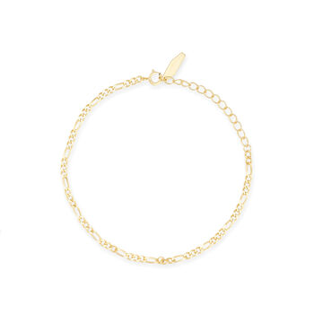 Dainty 14 K Gold Plated Silver Bracelet Set, 5 of 9