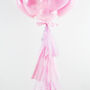 Personalised Baby Pink Clear Bubble Balloon, thumbnail 2 of 4