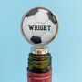Personalised Football Bottle Stopper, thumbnail 1 of 4