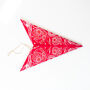 Red Paper Star Decoration, thumbnail 6 of 9