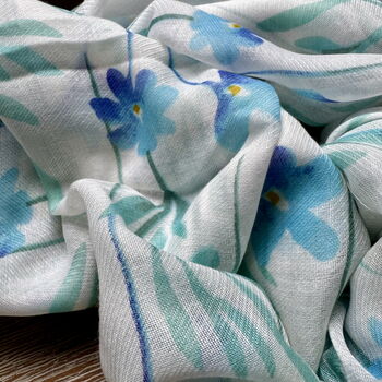 Forget Me Not Scarf, 3 of 5