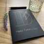 Personalised Lightning Bolt Initial Father's Day Card, thumbnail 2 of 7