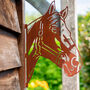 Metal Horse Head For Outdoors Garden Decoration, thumbnail 1 of 4