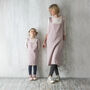 Linen Crossover Pinafore Apron For Women And Kids, thumbnail 1 of 12