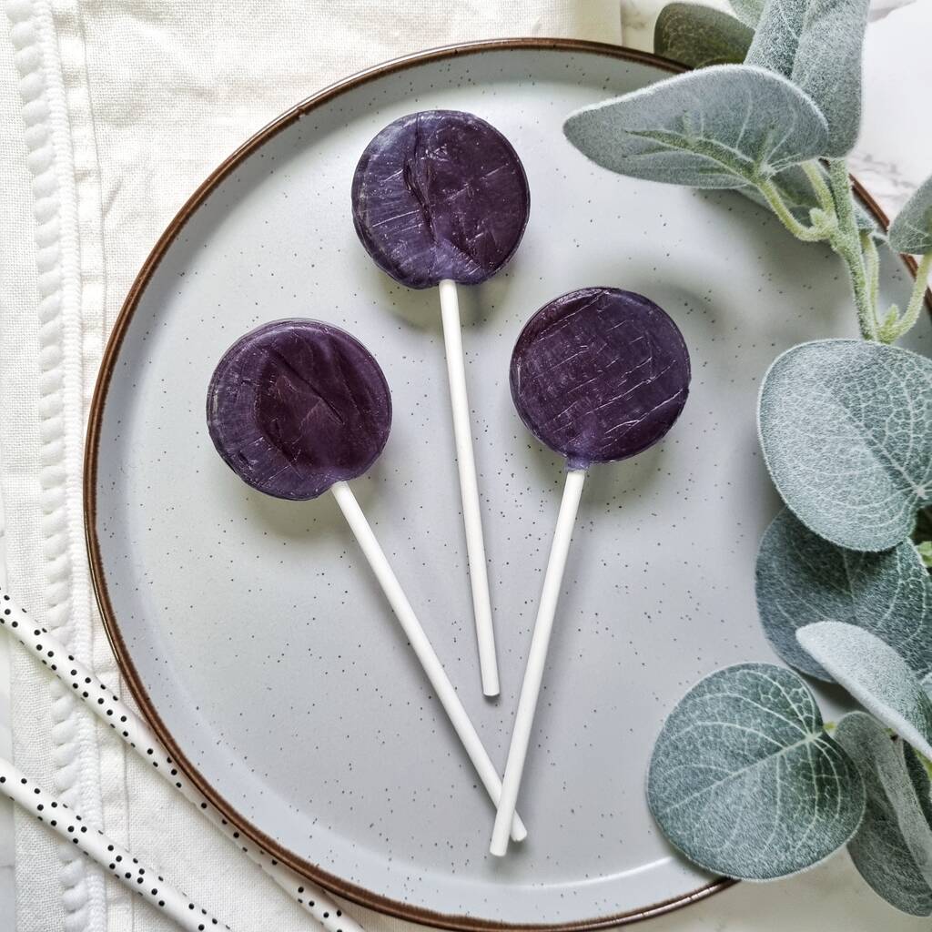 Five Non Alcoholic Blackberry And Apple Lollipops, 1 of 2