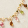 Peridot Beads And Gold Plated Silver Dangly Necklace, thumbnail 9 of 11
