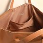 Personalised Initials Vegan Leather Weekend Holdall Bag, thumbnail 6 of 7